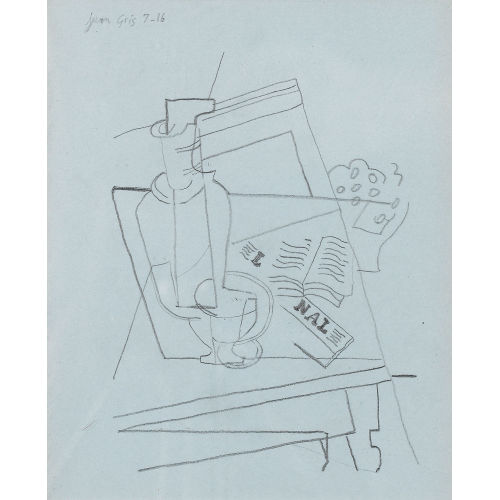 JUAN (GONZALES GRIS : La carafe et le bol (DOBIASCHOFSKY AUKTIONEN AG)
