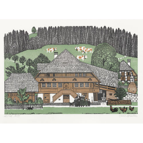 EMIL ZBINDEN : Bauernhaus (DOBIASCHOFSKY AUKTIONEN AG)
