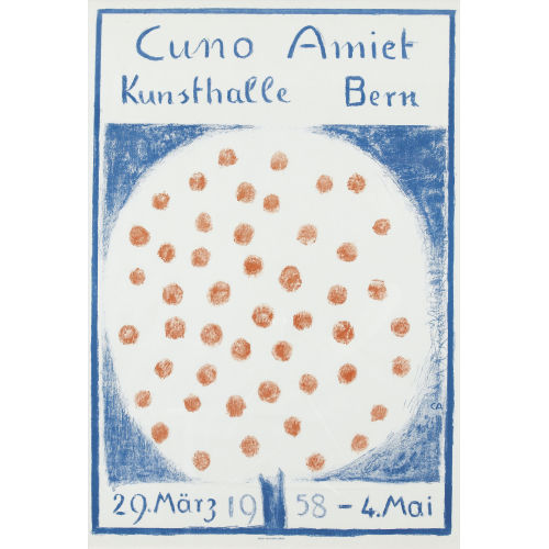 CUNO AMIET : 'Cuno Amiet Kunsthalle Bern 1958' (DOBIASCHOFSKY AUKTIONEN AG)