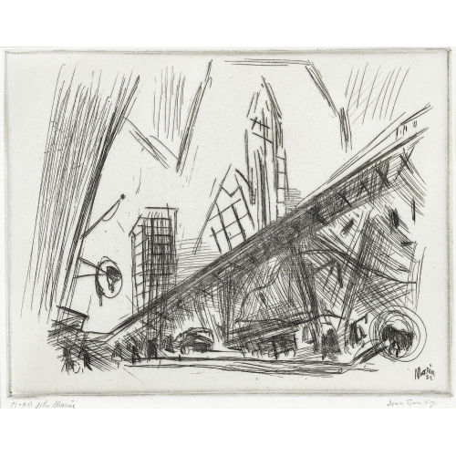 JOHN MARIN : 'Down Town, New York' (DOBIASCHOFSKY AUKTIONEN AG)