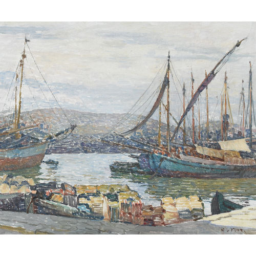 CONSTANTIN FONT : 'Barques de tomates' (DOBIASCHOFSKY AUKTIONEN AG)