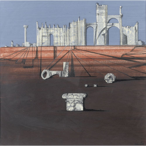 OTTO TSCHUMI : Ruinenlandschaft (DOBIASCHOFSKY AUKTIONEN AG)