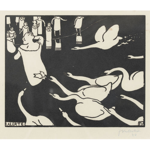 FELIX VALLOTTON : 'L′Alerte' (DOBIASCHOFSKY AUKTIONEN AG)