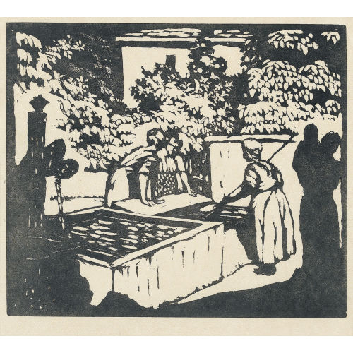 GIOVANNI GIACOMETTI : Frauen am Brunnen (DOBIASCHOFSKY AUKTIONEN AG)