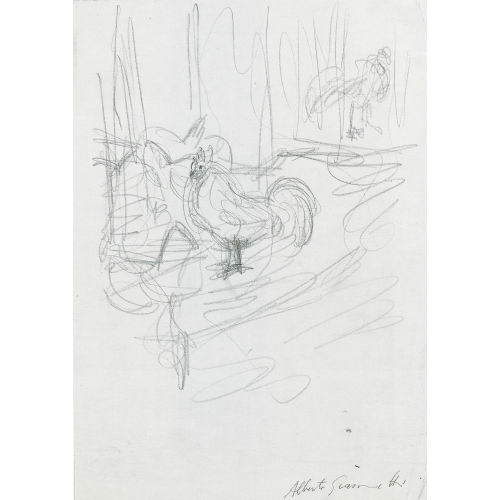 ALBERTO GIACOMETTI : Ein H�hnerhof in Stampa (DOBIASCHOFSKY AUKTIONEN AG)