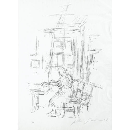 ALBERTO GIACOMETTI : The artist′s mother at the window (DOBIASCHOFSKY AUKTIONEN AG)
