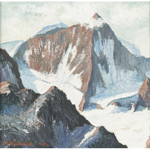 EDMUND WUNDERLICH : 'Mt. Blanc de Seillon' (DOBIASCHOFSKY AUKTIONEN AG)