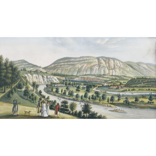 CHRISTIAN GOTTLIEB GEISSLER : '1�re Vue d′une partie du Petit et Grand Sal�ve,...' (DOBIASCHOFSKY AUKTIONEN AG)