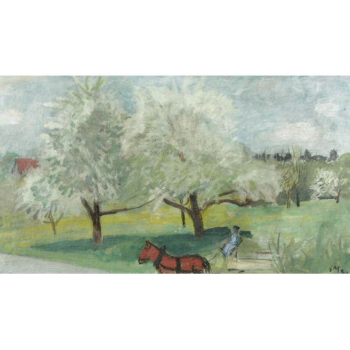 ERNST MORGENTHALER : 'Grosse Fr�hlingslandschaft' (DOBIASCHOFSKY AUKTIONEN AG)