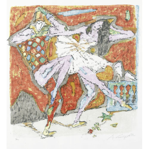 ALOIS CARIGIET : Tanz mit dem Narren (DOBIASCHOFSKY AUKTIONEN AG)