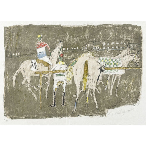 ALOIS CARIGIET : Polospieler (DOBIASCHOFSKY AUKTIONEN AG)
