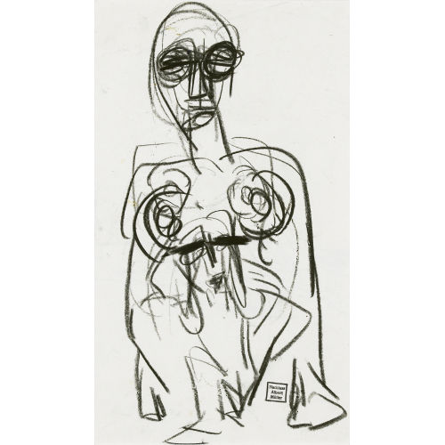 ALBERT M�LLER : Entbl�sste Frau (DOBIASCHOFSKY AUKTIONEN AG)
