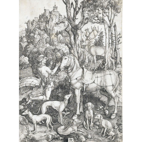 ALBRECHT D�RER : Der heilige Eustachius (DOBIASCHOFSKY AUKTIONEN AG)