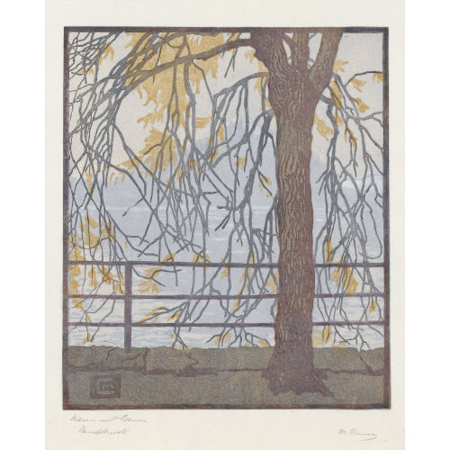 MARTHA CUNZ : Niesen mit Baum (DOBIASCHOFSKY AUKTIONEN AG)