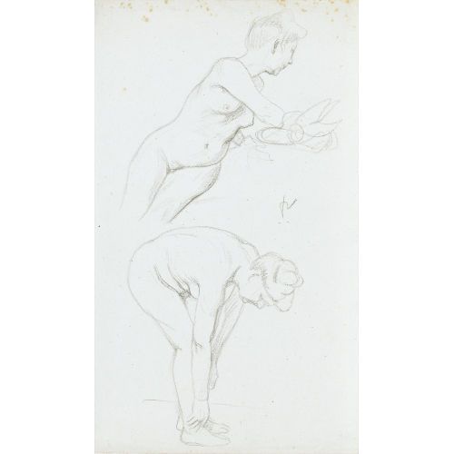 FELIX VALLOTTON : Etude de deux nus (DOBIASCHOFSKY AUKTIONEN AG)