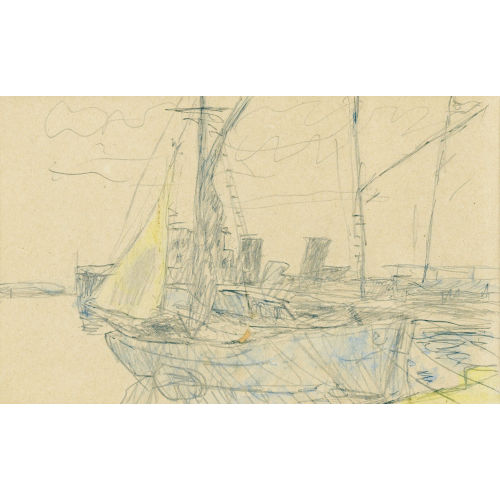 PIERRE BONNARD : Bateau au port (DOBIASCHOFSKY AUKTIONEN AG)