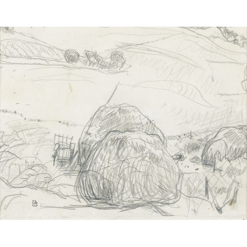 PIERRE BONNARD : Meule de foin (DOBIASCHOFSKY AUKTIONEN AG)