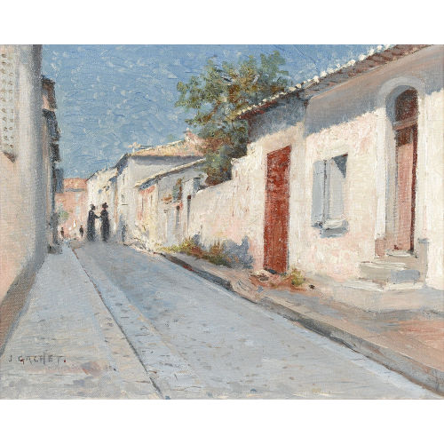 JULES GACHET : 'Martigues' (DOBIASCHOFSKY AUKTIONEN AG)