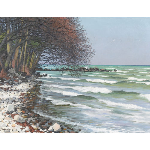 PIERRE JAQUES : 'Bord du lac L�man � Crans-pr�s-Celigny' (DOBIASCHOFSKY AUKTIONEN AG)