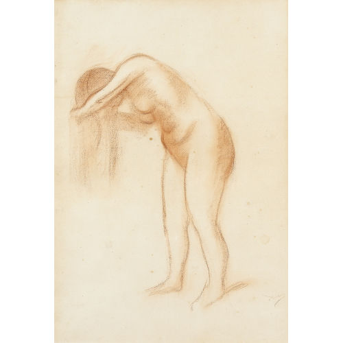 ANDRE DERAIN : 'Femme nue peignant' (DOBIASCHOFSKY AUKTIONEN AG)