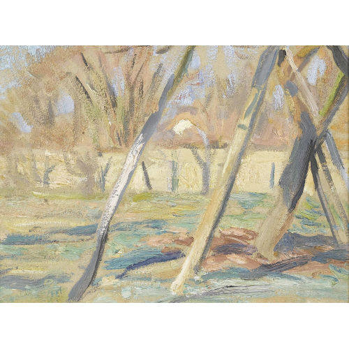 DAVID ARNOLD BURNAND : 'Paysage, bois et pr�' (DOBIASCHOFSKY AUKTIONEN AG)