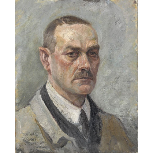 HUGO KLEIN : Selbstbildnis (DOBIASCHOFSKY AUKTIONEN AG)