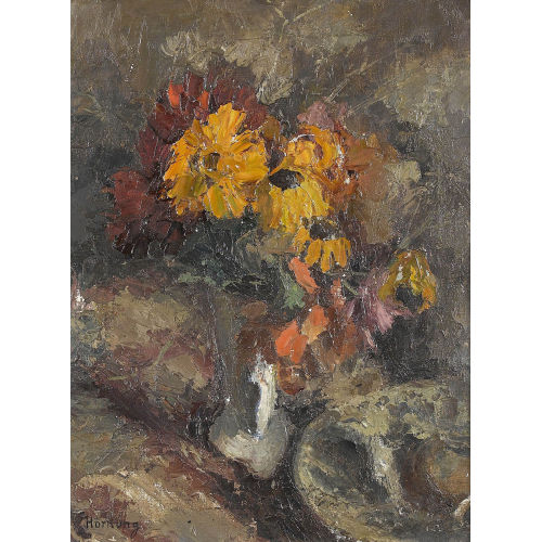 CHARLES EMILE HORNUNG : Blumenstillleben (DOBIASCHOFSKY AUKTIONEN AG)