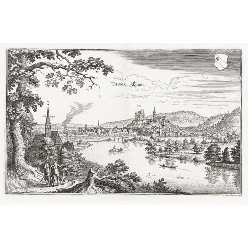 MATTH�US D.�. MERIAN : 'Thuna, Th�n.' (DOBIASCHOFSKY AUKTIONEN AG)