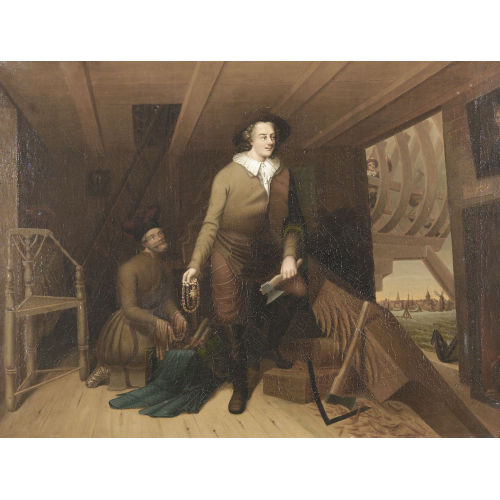 PETRUS KREMER : Bildnis des Zaren Peter des Grossen als Zimmermann (DOBIASCHOFSKY AUKTIONEN AG)