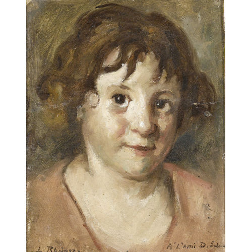 LOUIS RHEINER : Portr�t eines M�dchens (DOBIASCHOFSKY AUKTIONEN AG)