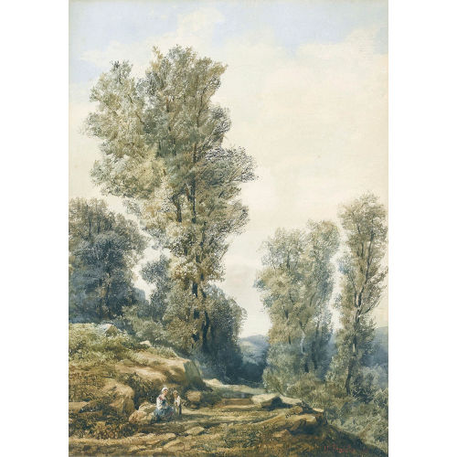 HIPPOLYTE PRADELLES : Rast am Wegesrand (DOBIASCHOFSKY AUKTIONEN AG)