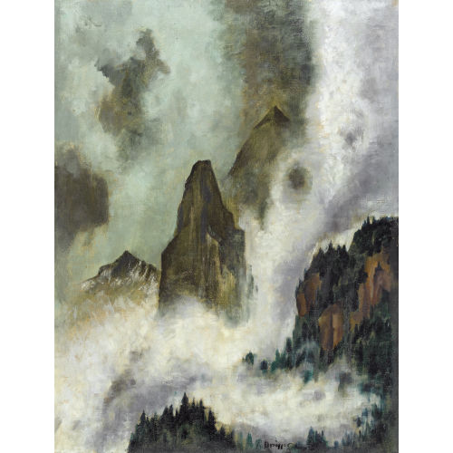 ARNOLD BR�GGER : 'Berglandschaft' (DOBIASCHOFSKY AUKTIONEN AG)