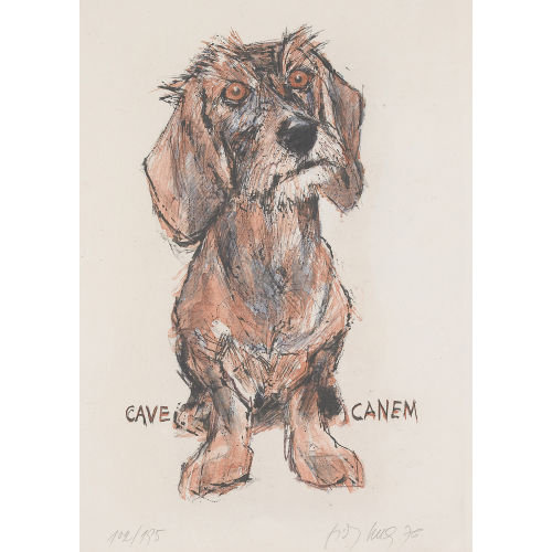 FRITZ HUG : 'Cave Canem' (DOBIASCHOFSKY AUKTIONEN AG)