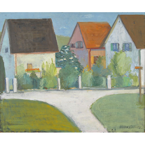 WALTER SCH�LCHLI : Quartierstrassenpartie (DOBIASCHOFSKY AUKTIONEN AG)