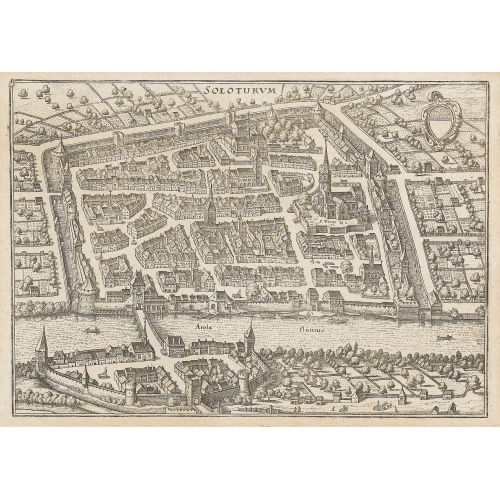 MATTH�US D.�. MERIAN : 'Soloturvm' (DOBIASCHOFSKY AUKTIONEN AG)