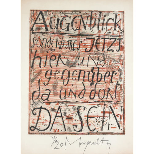 RUDOLF MUMPRECHT : Augenblick (DOBIASCHOFSKY AUKTIONEN AG)
