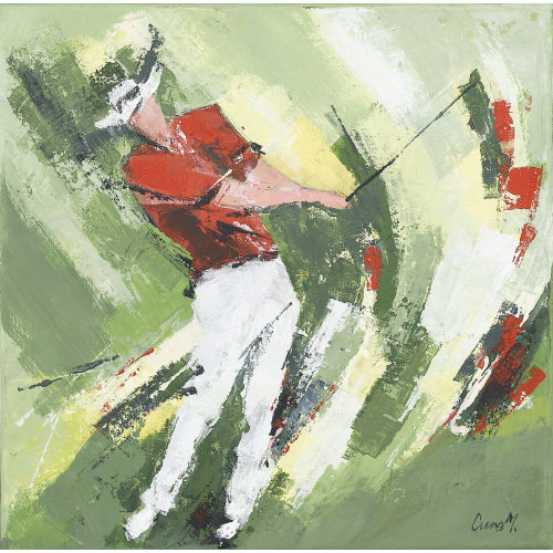 CUNO M�LLER : Golfspieler (DOBIASCHOFSKY AUKTIONEN AG)