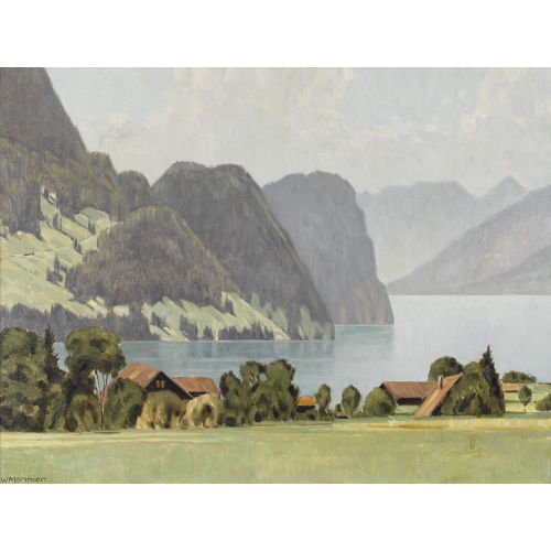 WILLY MONNIER : 'Am Brienzersee' (DOBIASCHOFSKY AUKTIONEN AG)