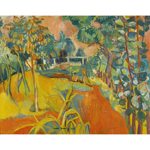 ROLF D�RIG : 'Le jardin rouge' (DOBIASCHOFSKY AUKTIONEN AG)
