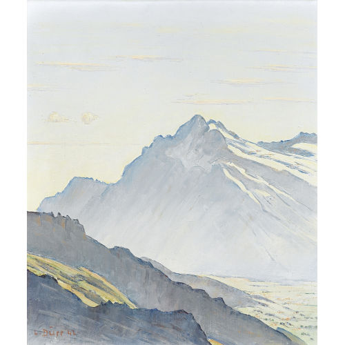 LOUIS D�RR : Wetterhorn von der Schynigen Platte aus (DOBIASCHOFSKY AUKTIONEN AG)