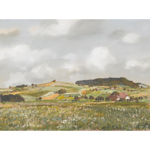 RUDOLF M�LLER : H�gelige Voralpenlandschaft (DOBIASCHOFSKY AUKTIONEN AG)