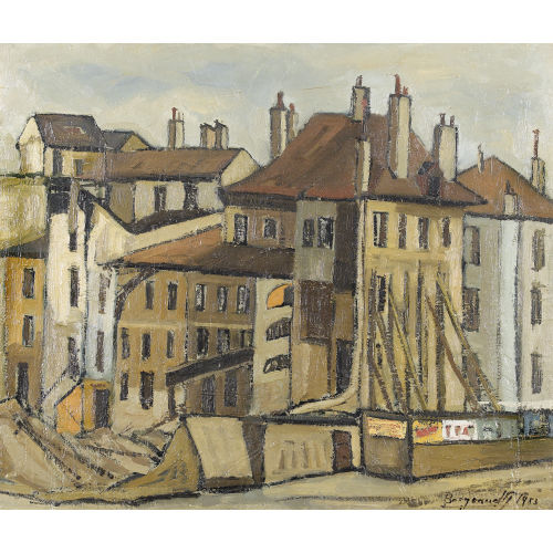 GEORGES BORGEAUD : 'St-Gervais' (DOBIASCHOFSKY AUKTIONEN AG)