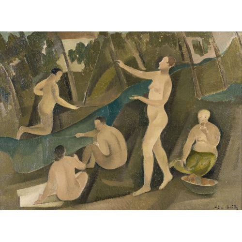 ALICE BAILLY : 'Au bord du ruisseau' (DOBIASCHOFSKY AUKTIONEN AG)