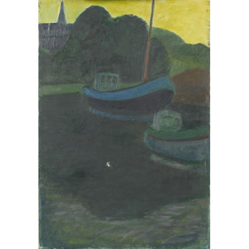 PETER THALMANN : 'Hafen von Pont-Aven' (DOBIASCHOFSKY AUKTIONEN AG)