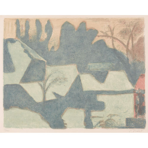 CUNO AMIET : Winterlandschaft auf der Oschwand (DOBIASCHOFSKY AUKTIONEN AG)