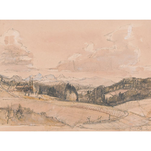 EMIL ZBINDEN : Landschaft (DOBIASCHOFSKY AUKTIONEN AG)