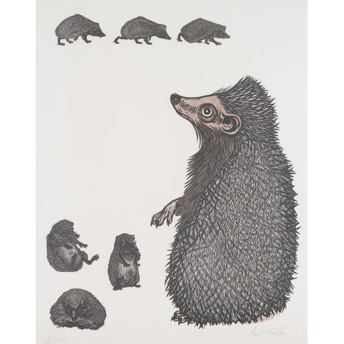 EMIL ZBINDEN : Igel mit Jungen (DOBIASCHOFSKY AUKTIONEN AG)