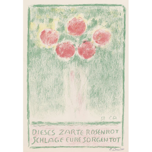 CUNO AMIET : Blumenvase mit Rosen (DOBIASCHOFSKY AUKTIONEN AG)