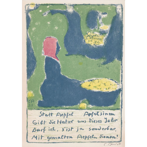 CUNO AMIET : Obsternte (DOBIASCHOFSKY AUKTIONEN AG)