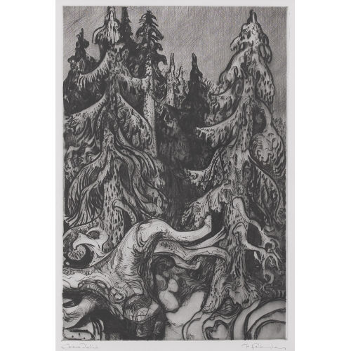 PAUL FREIBURGHAUS : Bergwald (DOBIASCHOFSKY AUKTIONEN AG)